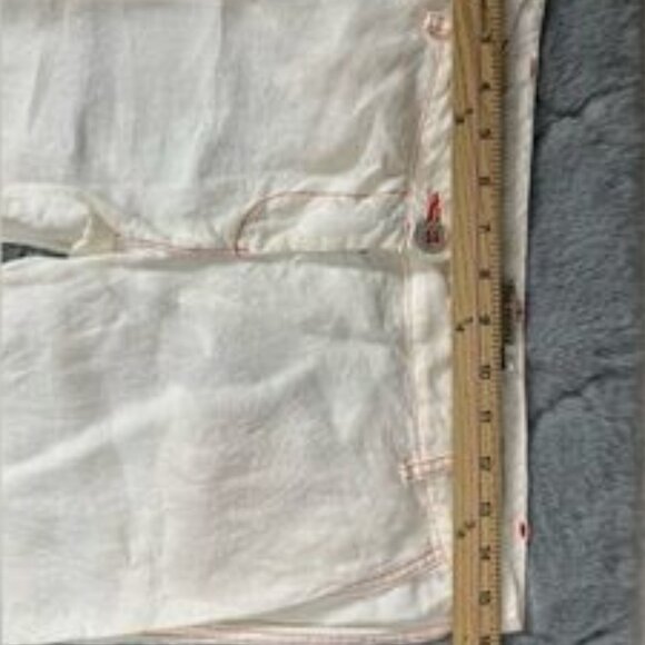 People of the Labyrinths Linen Pants | Rare Dutch Design Frog Print Size Medium - Picture 8 of 14